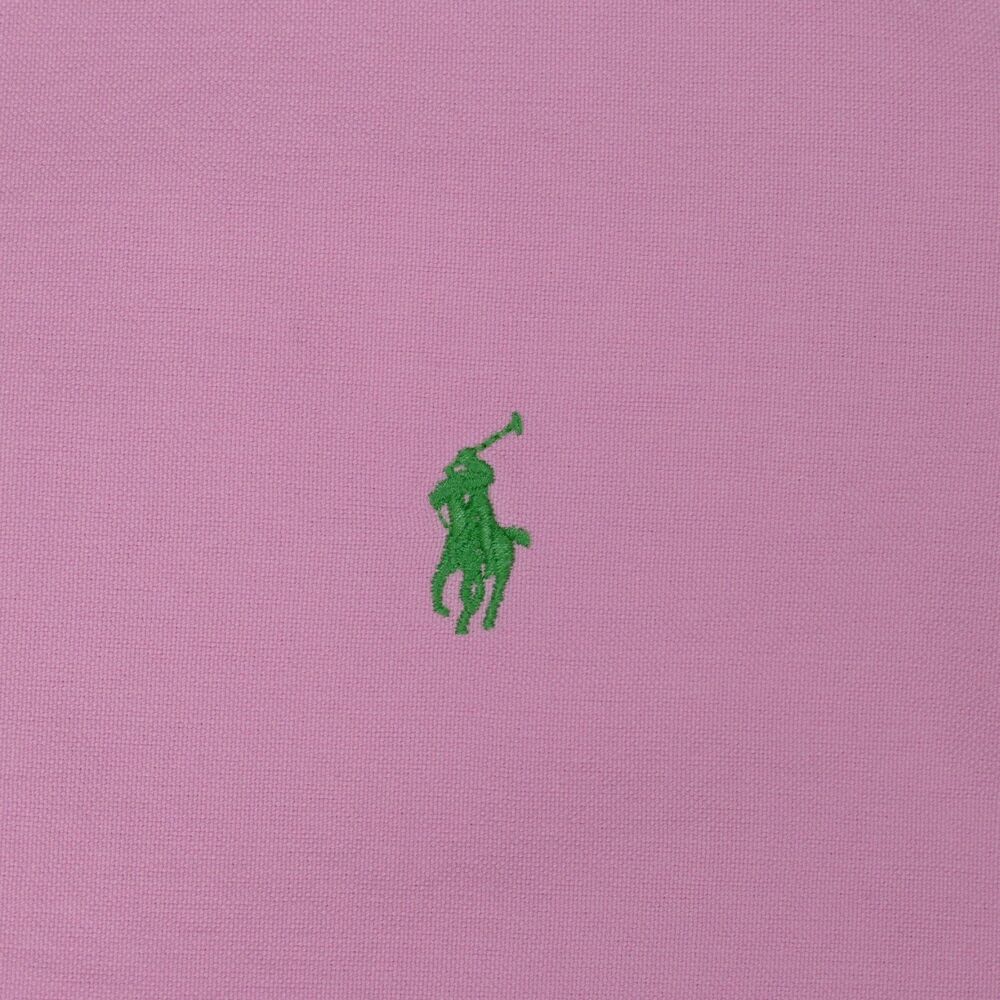 Polo Ralph Lauren Shirt Mens XL Custom Fit Chambray Pink Button Down Long Sleeve - Picture 2 of 15